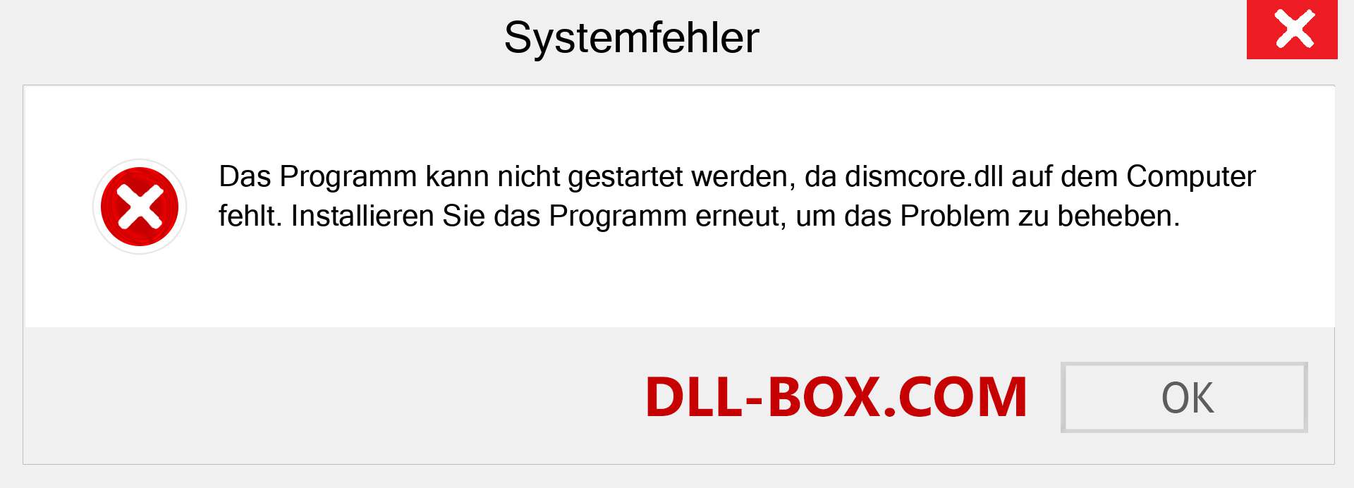 dismcore.dll-Datei fehlt?. Download für Windows 7, 8, 10 - Fix dismcore dll Missing Error unter Windows, Fotos, Bildern