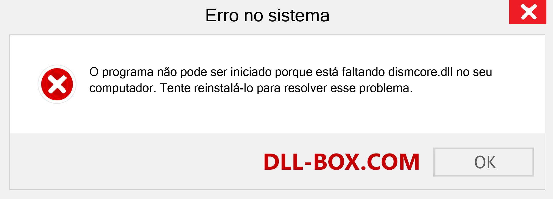 Arquivo dismcore.dll ausente ?. Download para Windows 7, 8, 10 - Correção de erro ausente dismcore dll no Windows, fotos, imagens